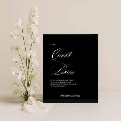 In Loving Memory Sign IV | Florence Collection | Wedding Signage
