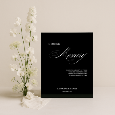 In Loving Memory Sign III | Florence Collection | Wedding Signage