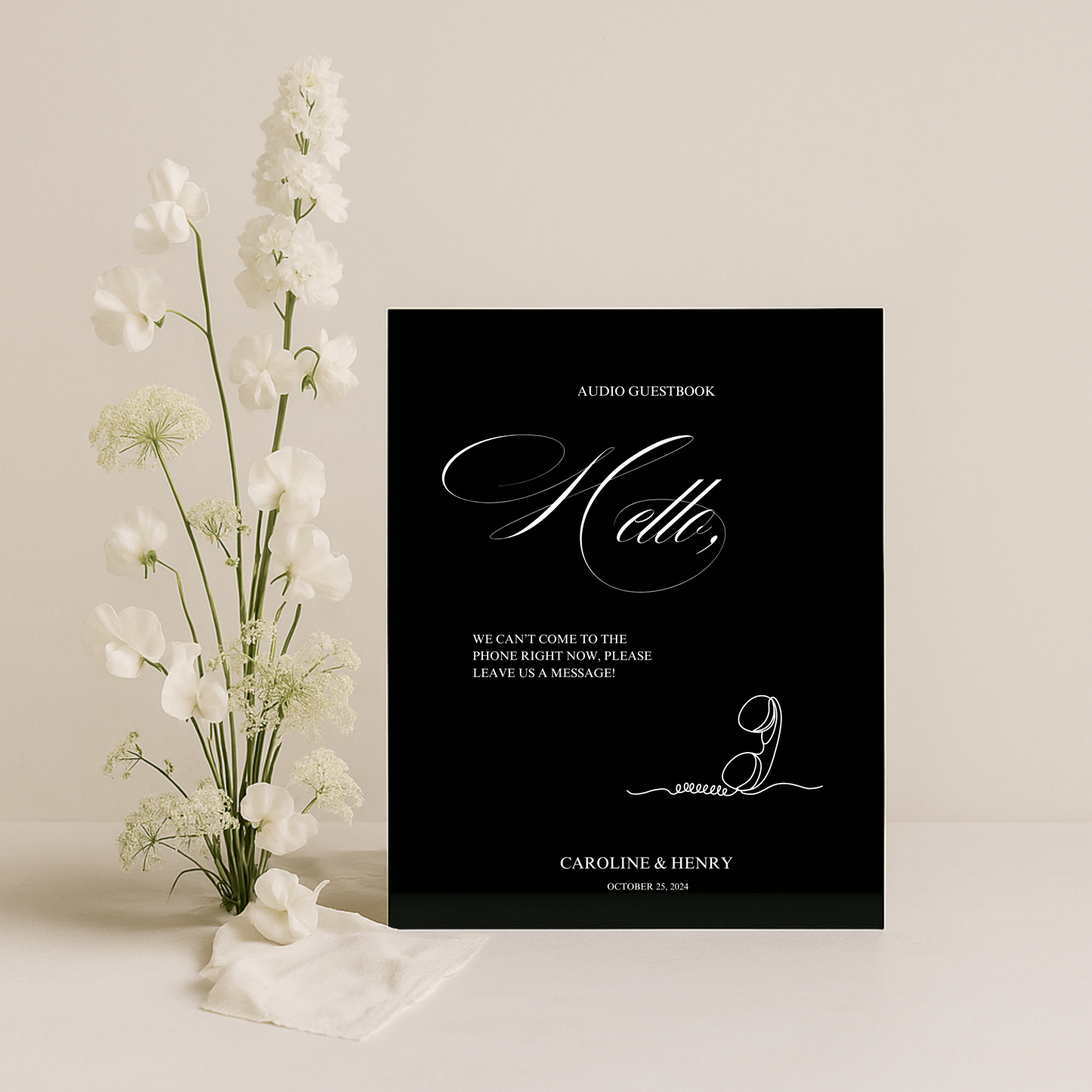 Guestbook Sign IV | Florence Collection | Wedding Signage