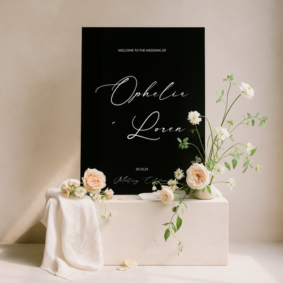 Welcome Sign II | Aria Collection | Wedding Signage