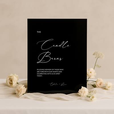 In Loving Memory Sign IV | Aria Collection | Wedding Signage