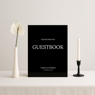 Guestbook Sign I | Moda Collection | Wedding Signage
