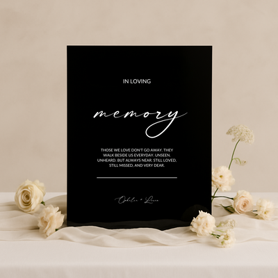 In Loving Memory Sign I | Aria Collection | Wedding Signage