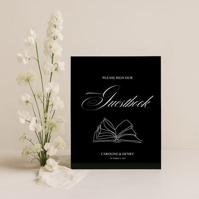 Guestbook Sign II | Florence Collection | Wedding Signage