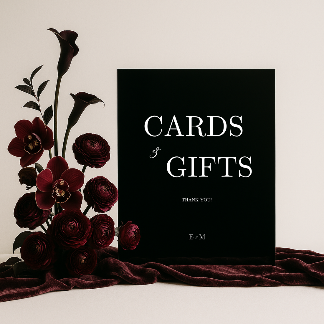 Cards & Gifts Sign IV | Reina Collection | Wedding Signage