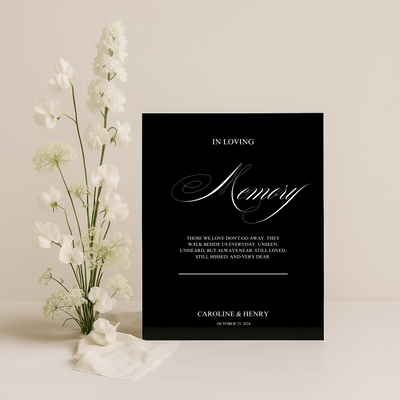 In Loving Memory Sign I | Florence Collection | Wedding Signage