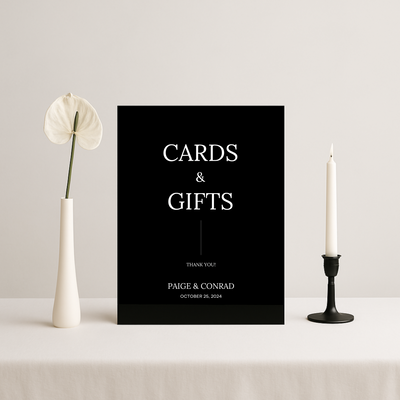 Cards & Gifts Sign I | Moda Collection | Wedding Signage