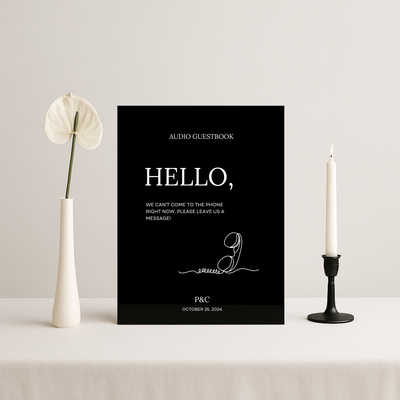 Guestbook Sign III | Moda Collection | Wedding Signage
