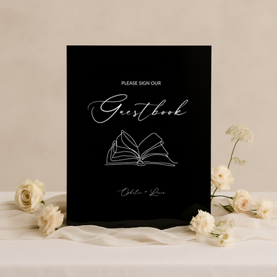 Guestbook Sign II | Aria Collection | Wedding Signage