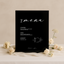 Menu Sign IV | Aria Collection | Wedding Signage