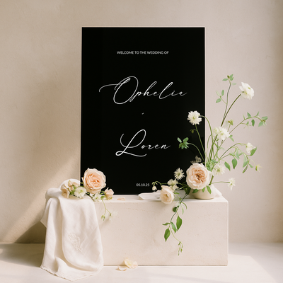Welcome Sign I | Aria Collection | Wedding Signage