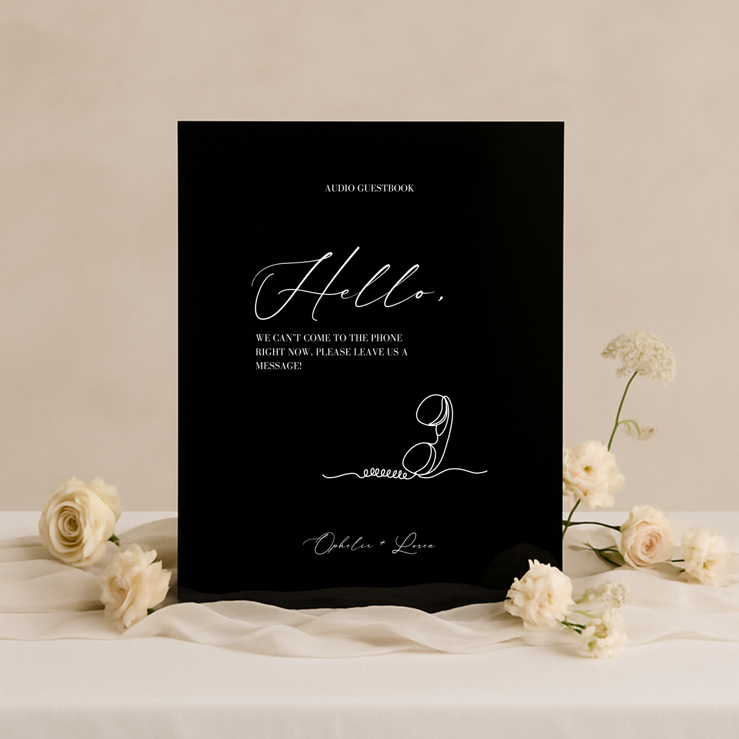 Guestbook Sign III | Aria Collection | Wedding Signage
