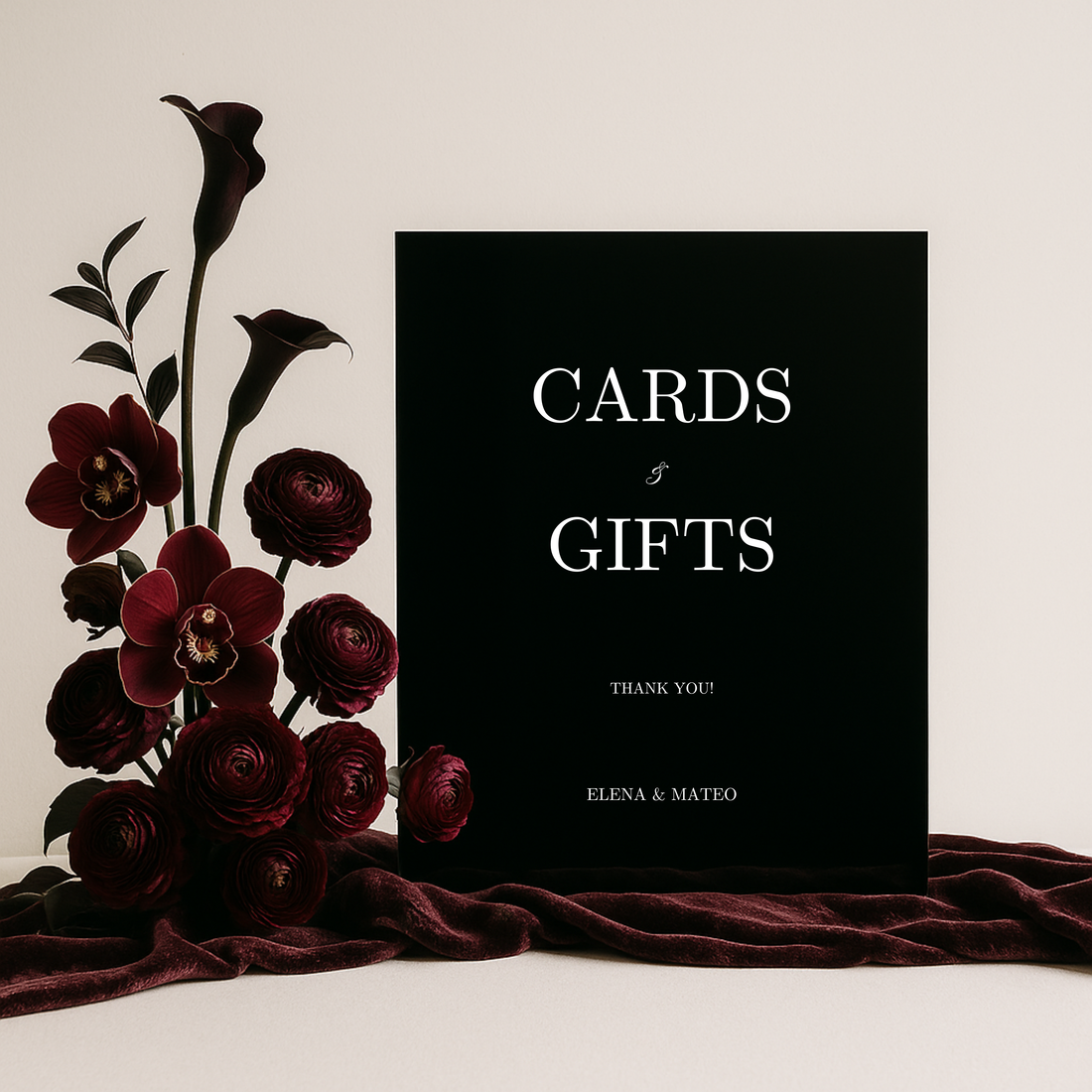 Cards & Gifts Sign III | Reina Collection | Wedding Signage