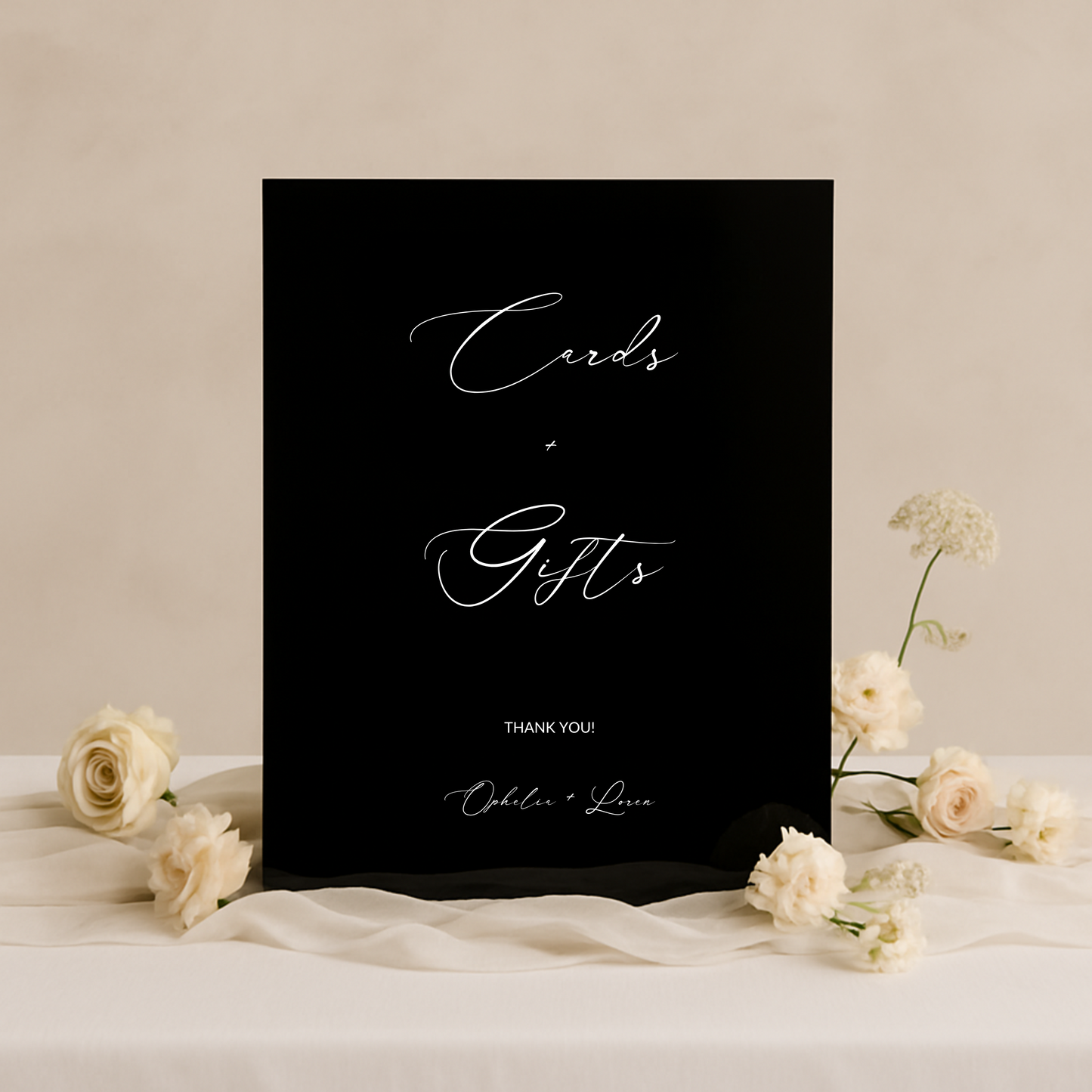Cards & Gifts Sign I | Aria Collection | Wedding Signage