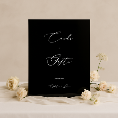 Cards & Gifts Sign I | Aria Collection | Wedding Signage