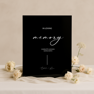 In Loving Memory Sign II | Aria Collection | Wedding Signage