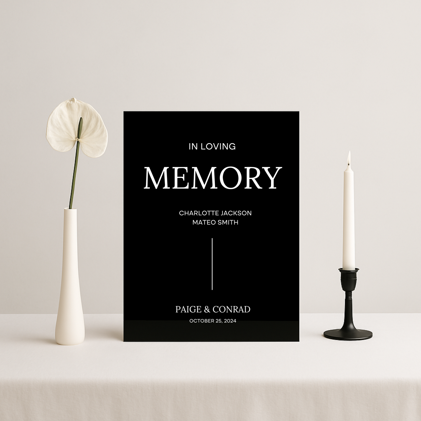 In Loving Memory Sign II | Moda Collection | Wedding Signage
