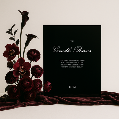 In Loving Memory IV | Reina Collection | Wedding Signage