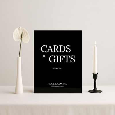 Cards & Gifts Sign II | Moda Collection | Wedding Signage