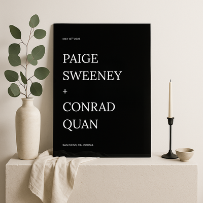 Welcome Sign IV | Moda Collection | Wedding Signage