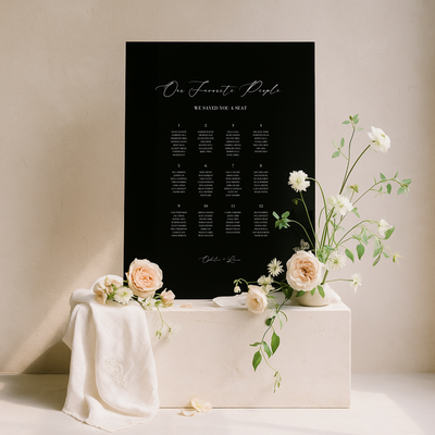 Seating Chart Sign I | Aria Collection | Wedding Signage