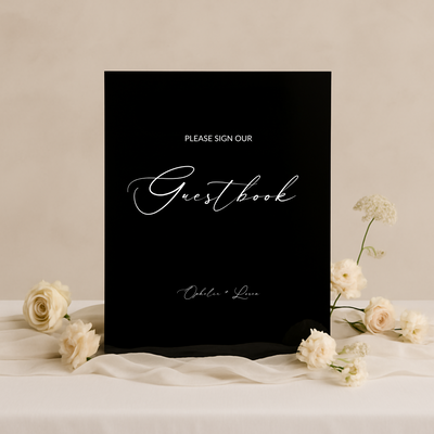 Guestbook Sign I | Aria Collection | Wedding Signage