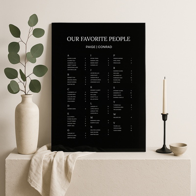 Seating Chart Sign II | Moda Collection | Wedding Signage