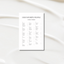 Seating Chart Sign II | Moda Collection | Wedding Signage