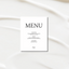 Menu Sign I | Moda Collection | Wedding Signage