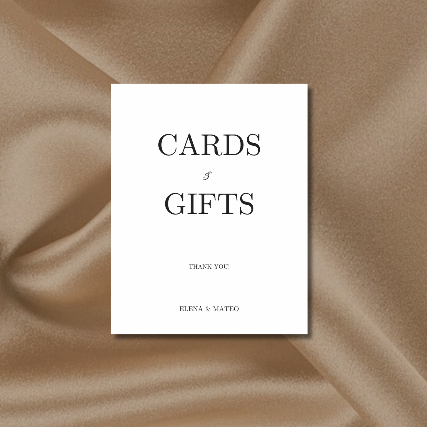 Cards & Gifts Sign III | Reina Collection | Wedding Signage