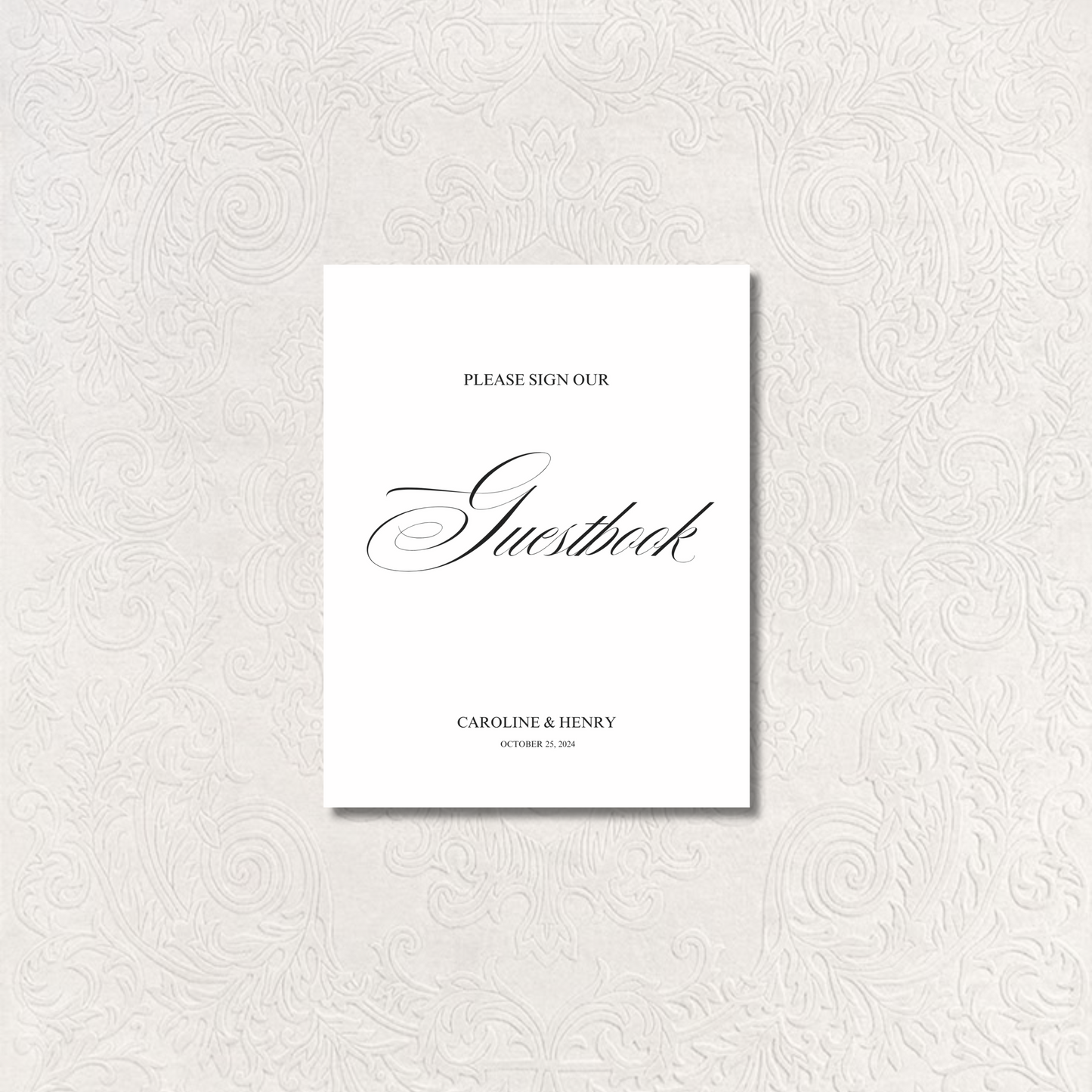 Guestbook Sign I | Florence Collection | Wedding Signage