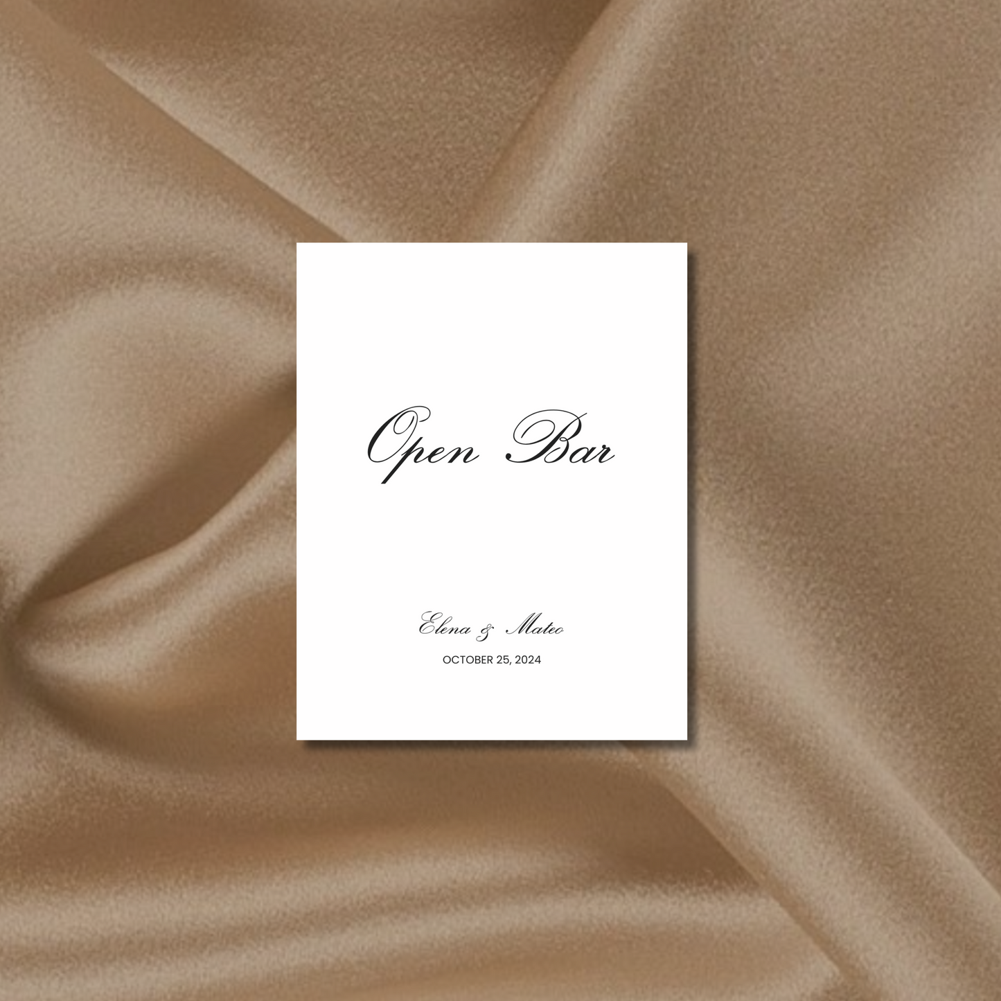 Drinks & Bar Sign VII | Reina Collection | Wedding Signage