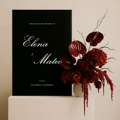 Welcome Sign II | Reina Collection | Wedding Signage