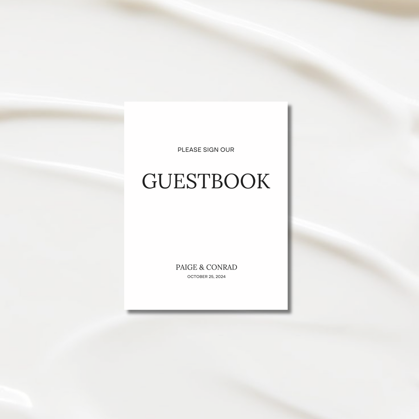 Guestbook Sign I | Moda Collection | Wedding Signage