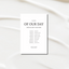 Schedule Sign I | Moda Collection | Wedding Signage