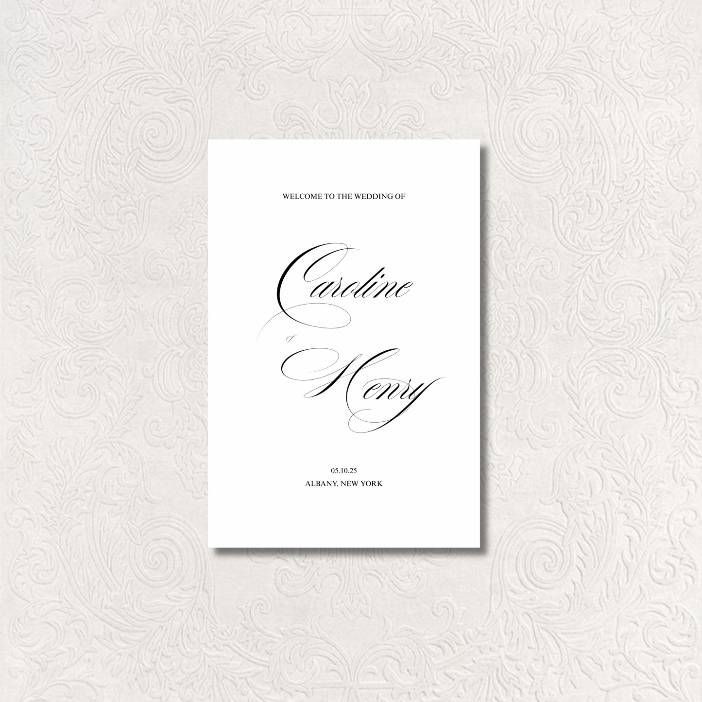 Welcome Sign II | Florence Collection | Wedding Signage