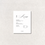 Menu Sign IV | Florence Collection | Wedding Signage