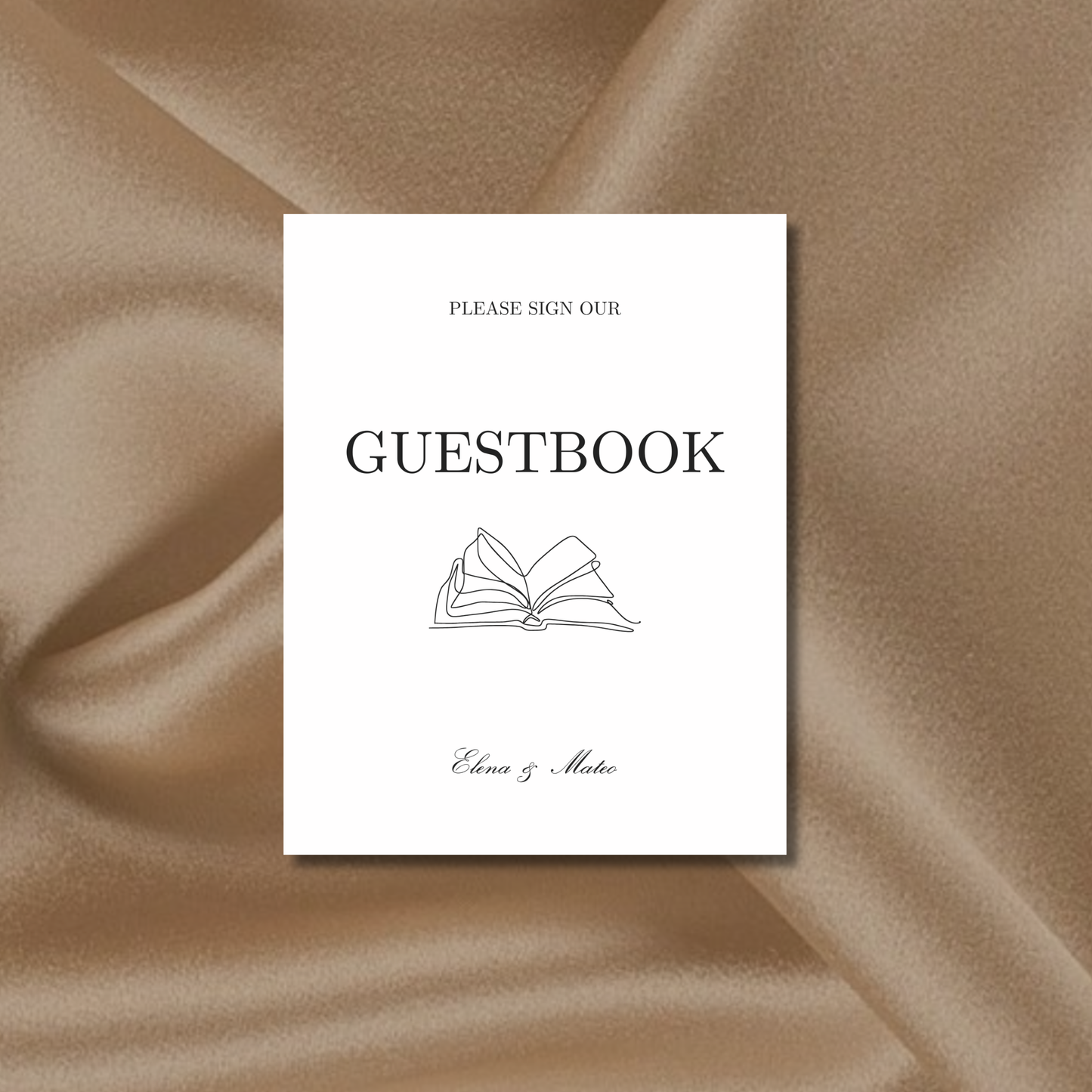 Guestbook Sign II | Reina Collection | Wedding Signage