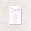 Schedule Sign I | Florence Collection | Wedding Signage