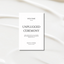 Unplugged Ceremony Sign II | Moda Collection | Wedding Signage