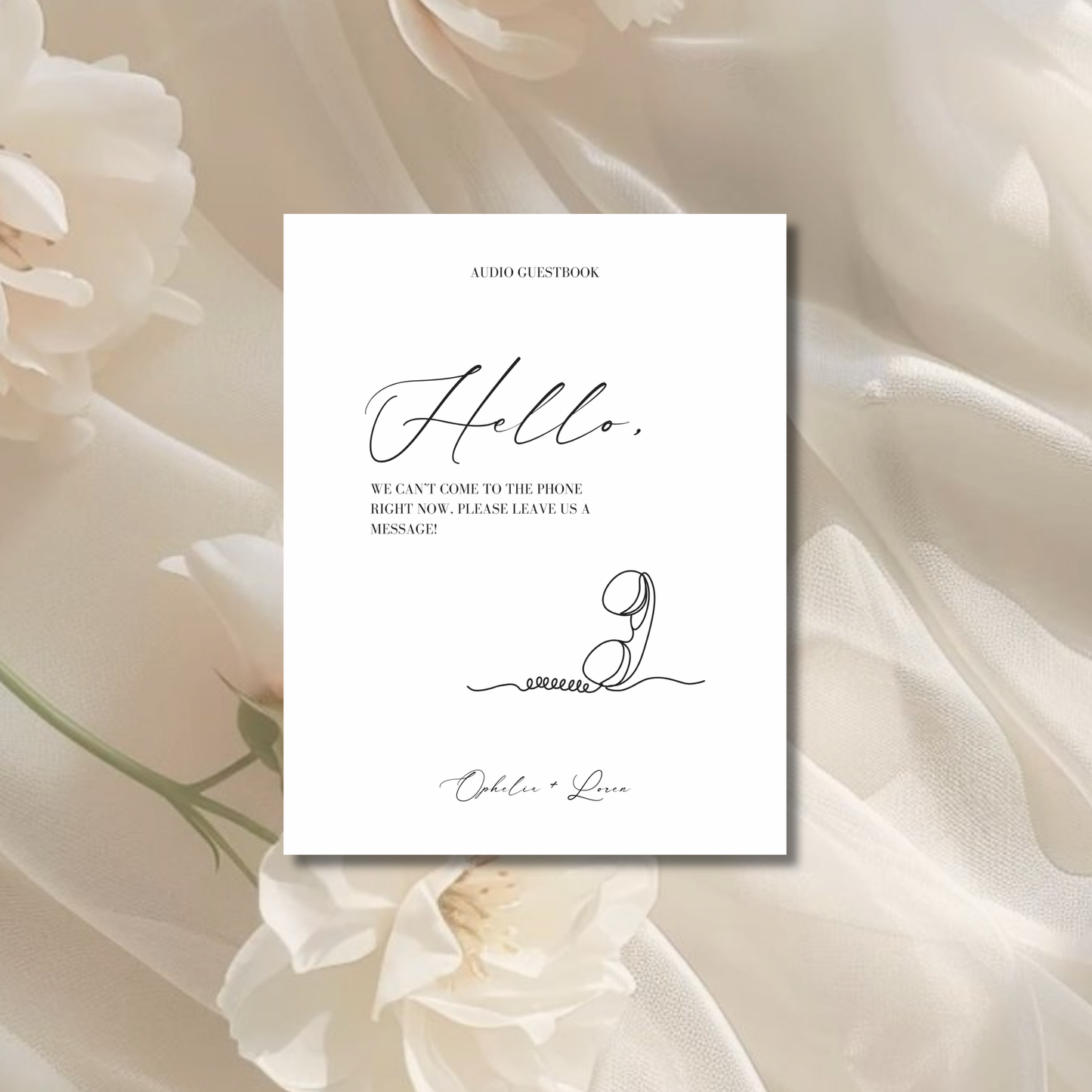 Guestbook Sign III | Aria Collection | Wedding Signage