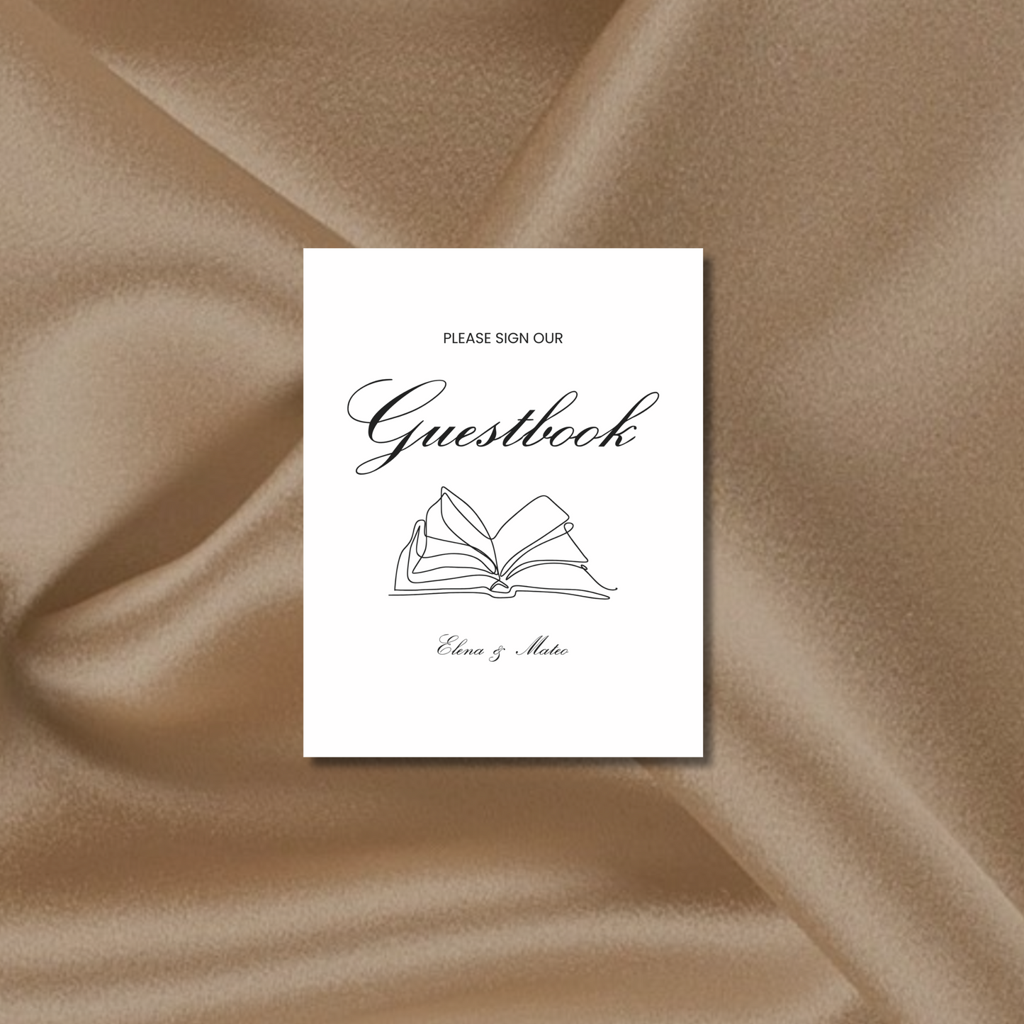 Guestbook Sign II | Reina Collection | Wedding Signage