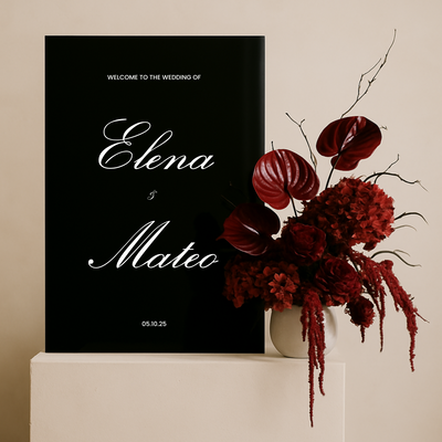 Welcome Sign I | Reina Collection | Wedding Signage