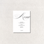 Menu Sign III | Florence Collection | Wedding Signage