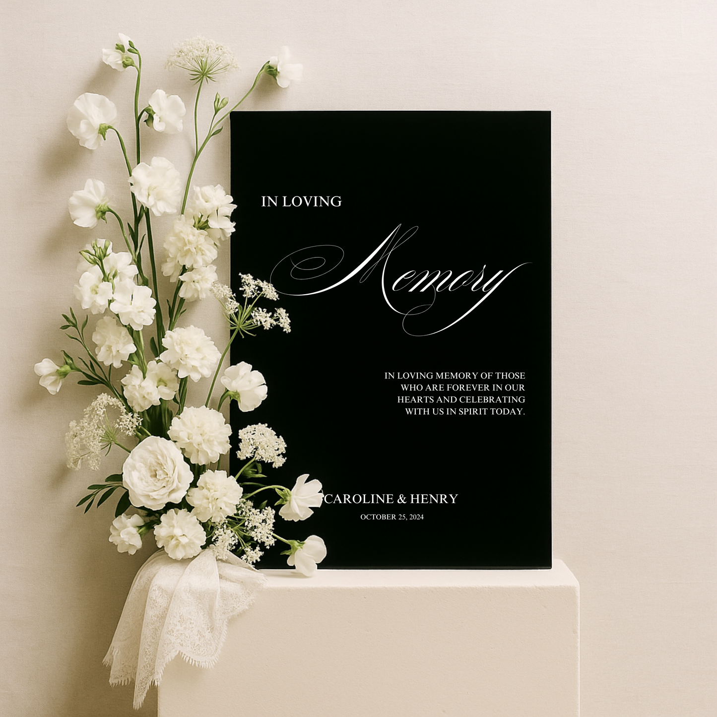 In Loving Memory Sign III | Florence Collection | Wedding Signage