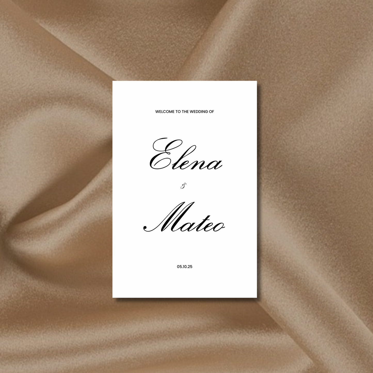 Welcome Sign I | Reina Collection | Wedding Signage