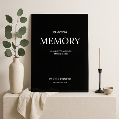 In Loving Memory Sign II | Moda Collection | Wedding Signage