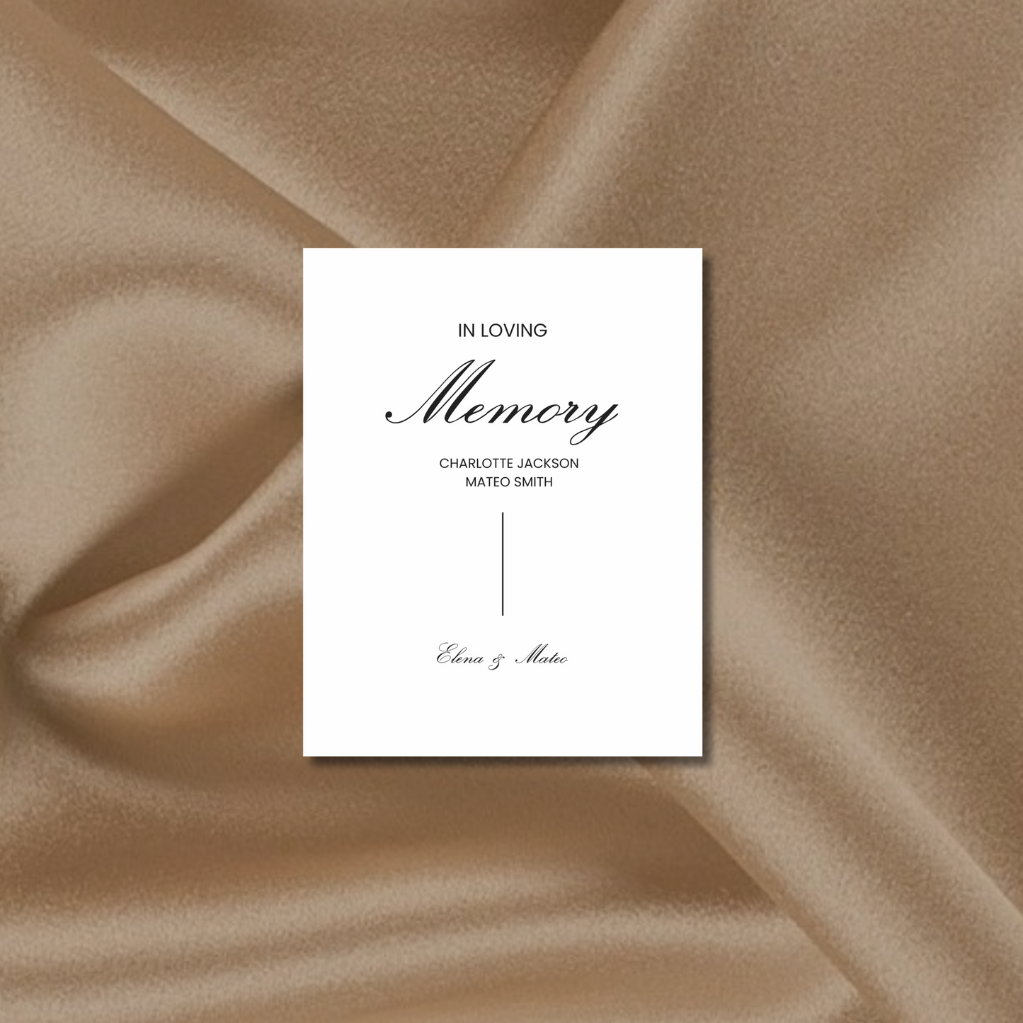In Loving Memory II | Reina Collection | Wedding Signage