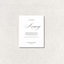 In Loving Memory Sign I | Florence Collection | Wedding Signage