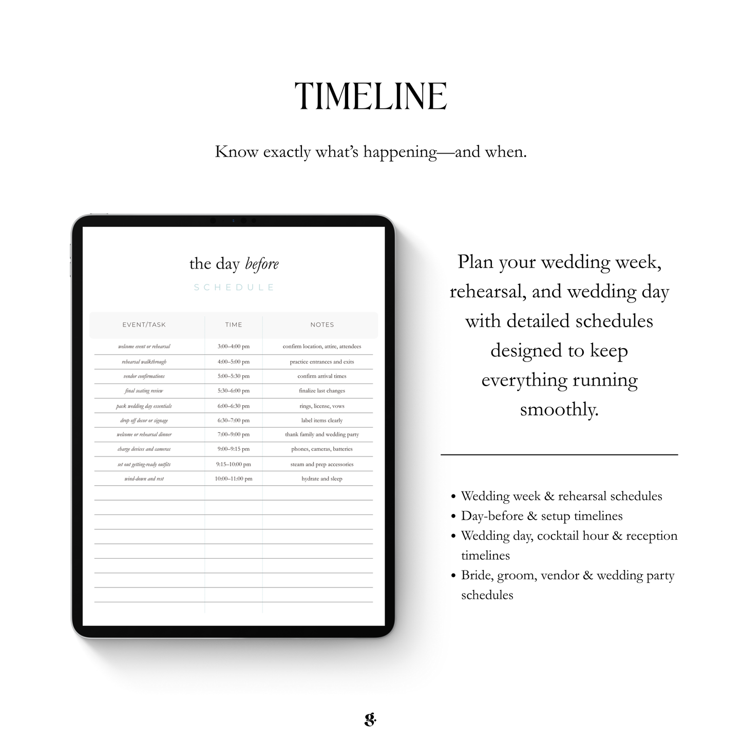 The Wedding Blueprint Planner